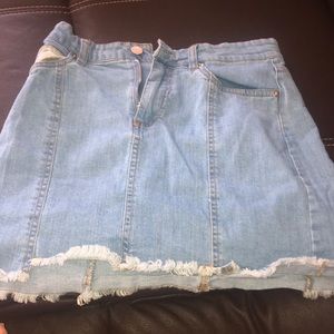 Jean skirt mini